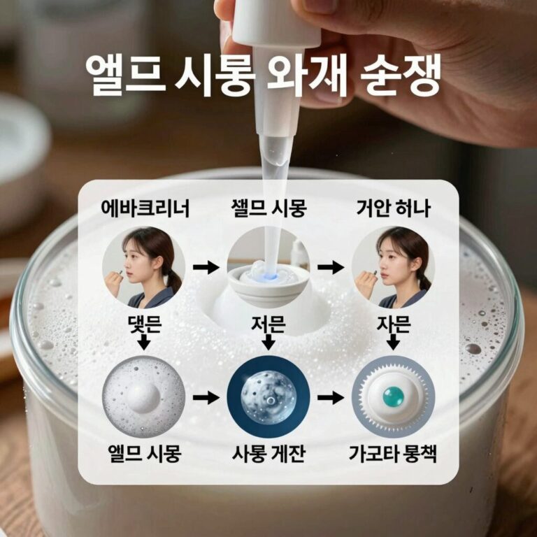 에바크리너 셀프 시공 과정 순서도 거품 분사와 훈증 비교