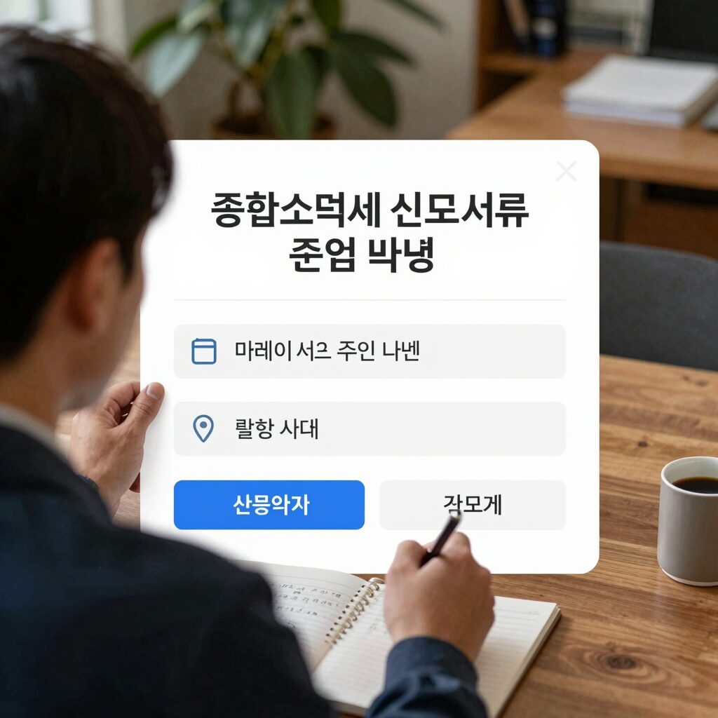 종합소득세 신고 서류 준비 방법