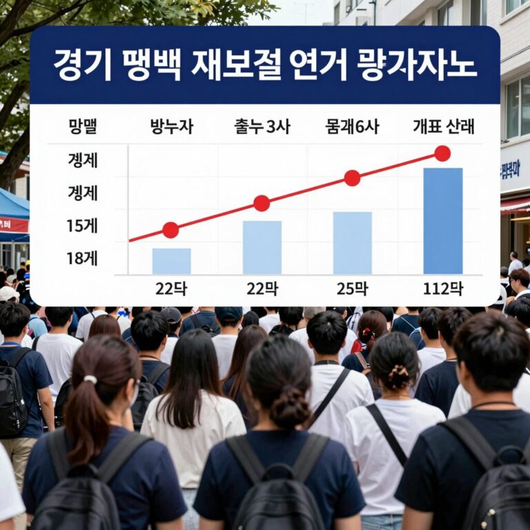 경기 평택을 재보궐선거 방송3사 출구조사 결과표와 개표 상황 그래프
