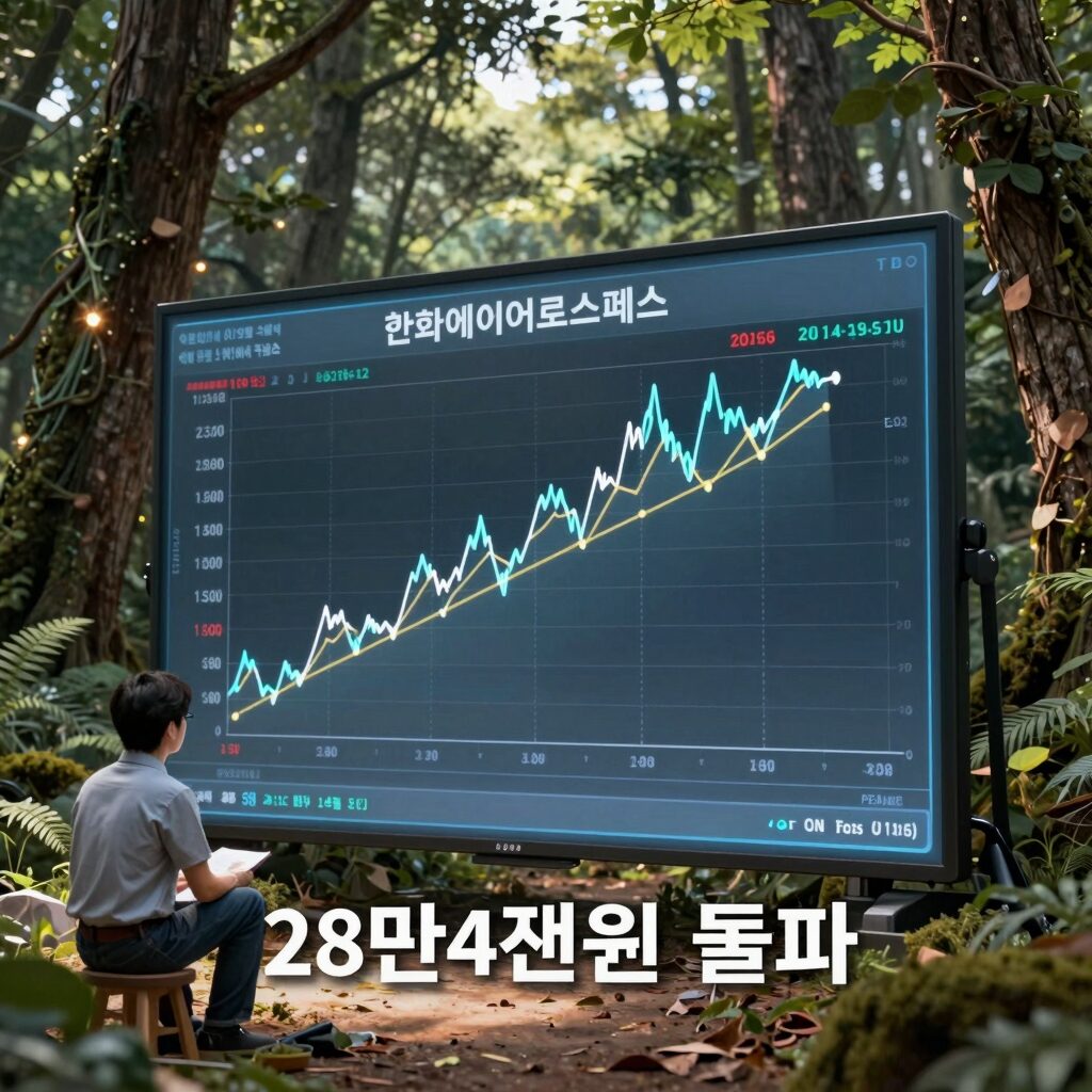 한화에어로스페이스 주가 차트 2026년 6월 1일 기준 28만4천원 돌파