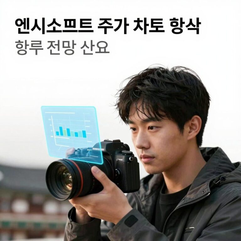 엔씨소프트 주가 차트 분석과 향후 전망을 보여주는 이미지