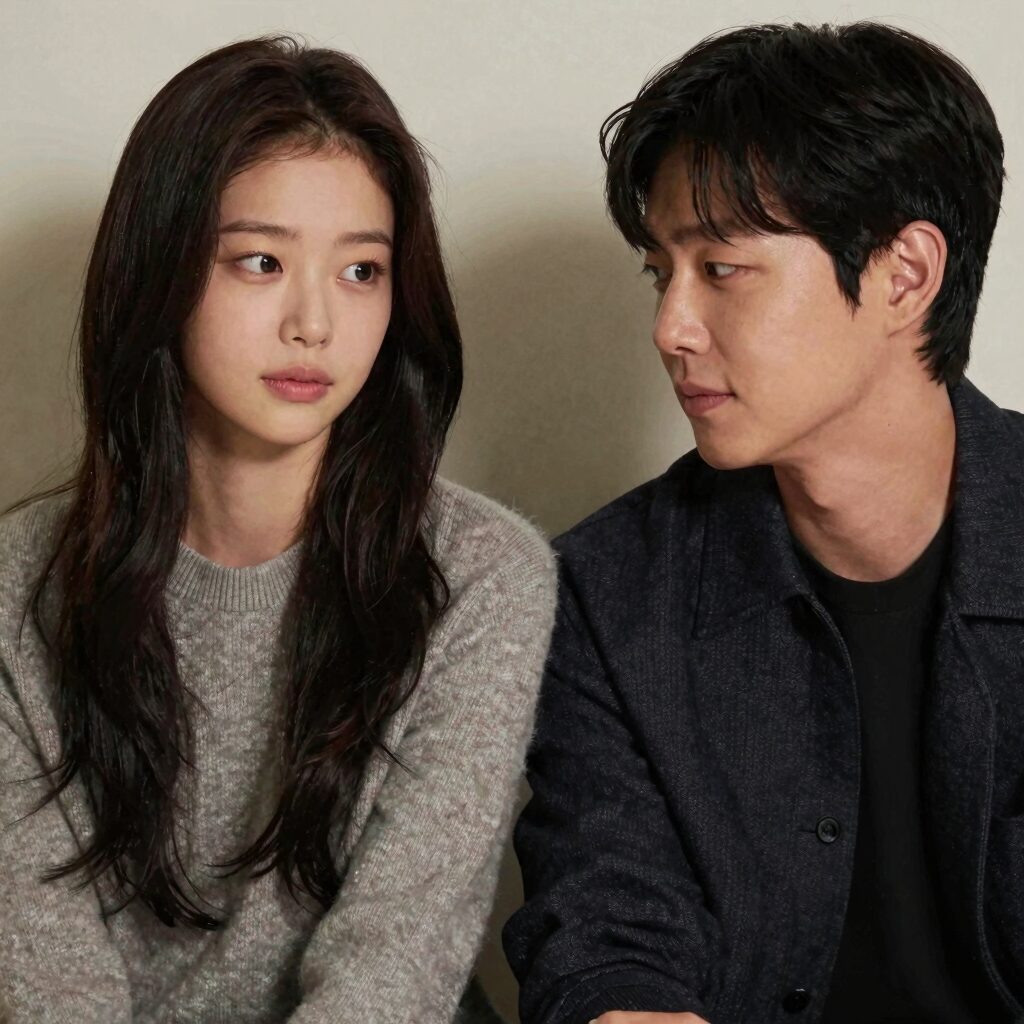 티파니와 변요한의 열애설 관련 사진으로 두 사람의 자연스러운 모습이 담겨 있음