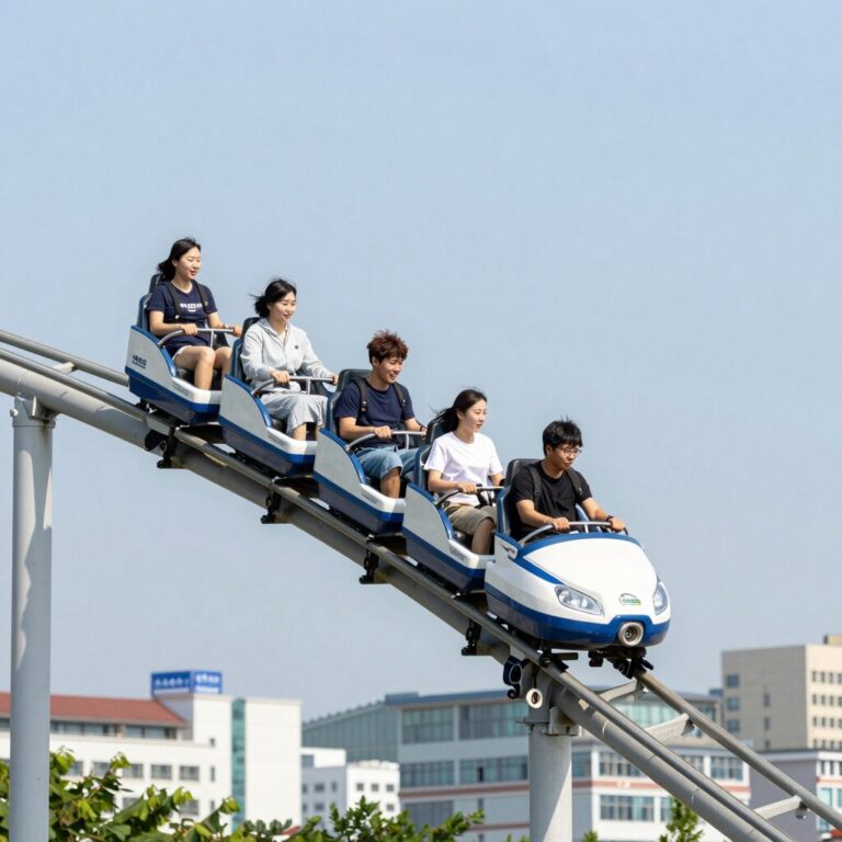 경주월드 빅5 티켓으로 탑승할 수 있는 롤러코스터의 짜릿한 순간