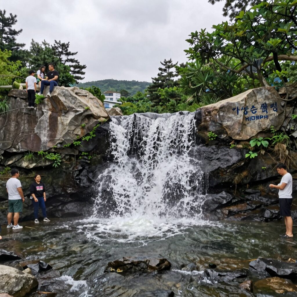 가평 용소폭포 시원한 계곡과 폭포 전경