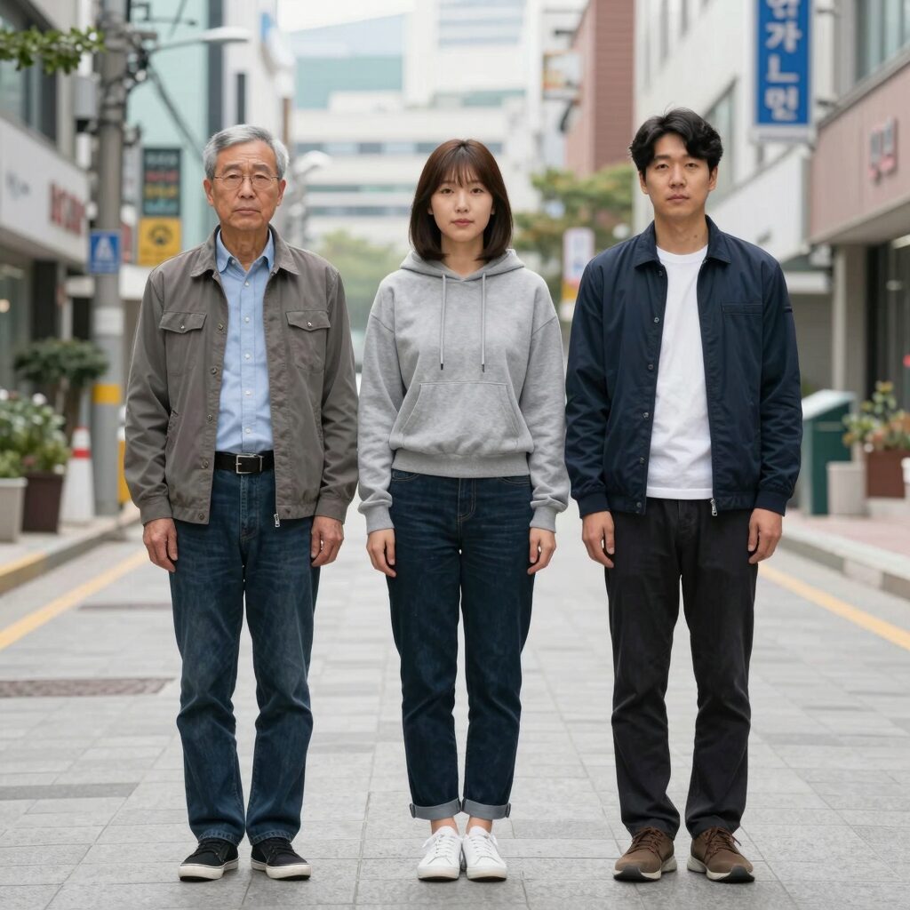 다이소 수경 착용 모습