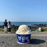 제주 설심당 본점 오션뷰 빙수 맛집 제주 설심당 본점 창가에서 본 바다와 인절미 빙수