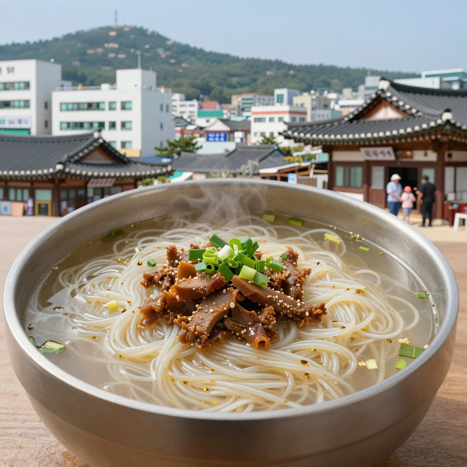 횡성 둔내 태기산막국수 물막국수와 비빔막국수 수육