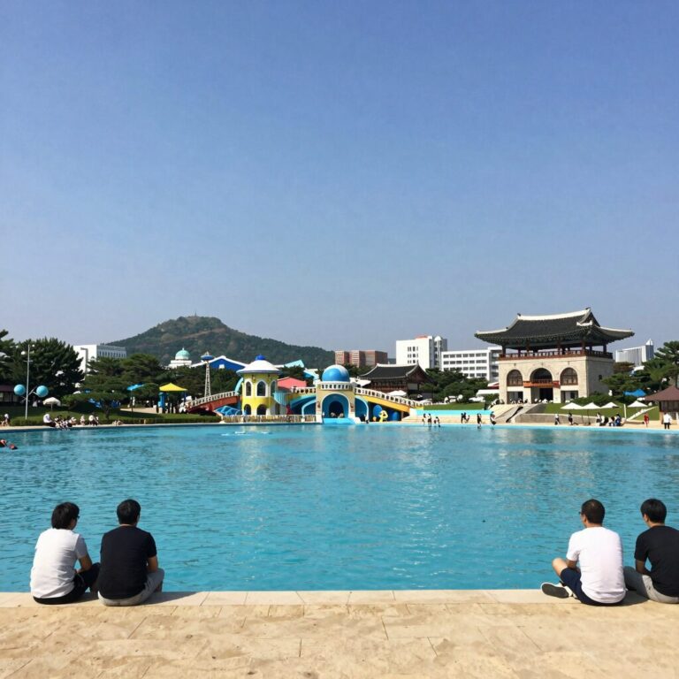 안동 웨이블리 워터파크 전경
