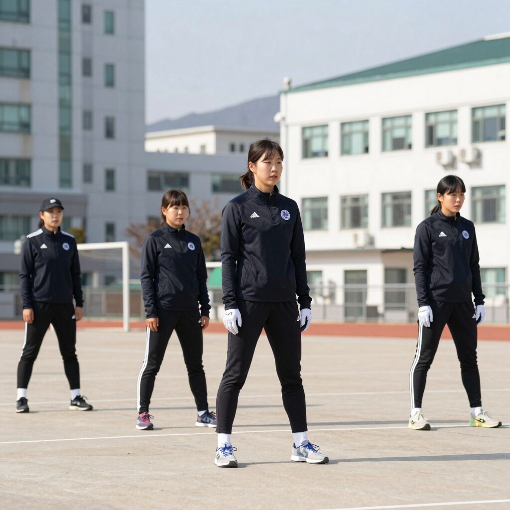 블랙퀸즈 선수들이 시즌2 훈련 중인 모습