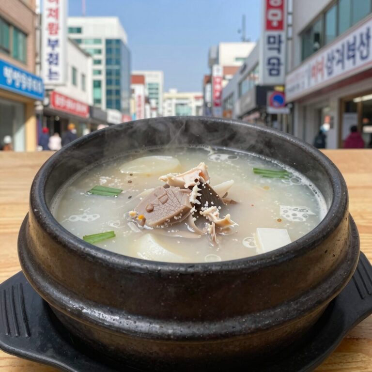 창원 삼계탕 맛집에서 제공하는 따뜻한 삼계탕 한 그릇