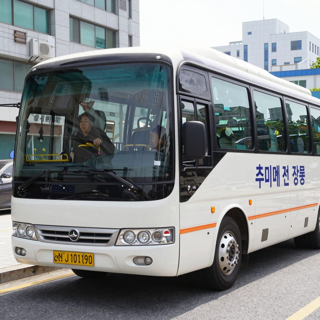 추미애 전 장관이 이용한 경기편하G버스 외관