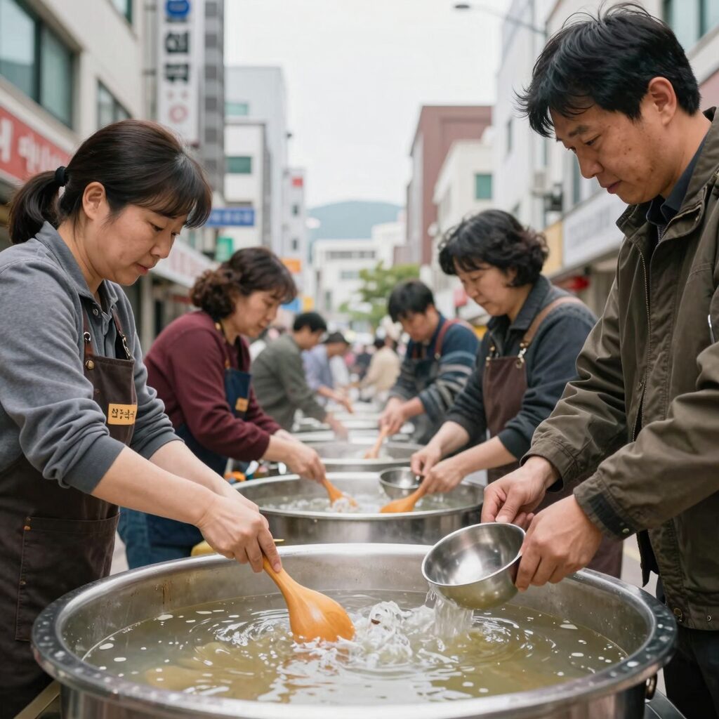 냉국수 육수 재료와 만드는 과정