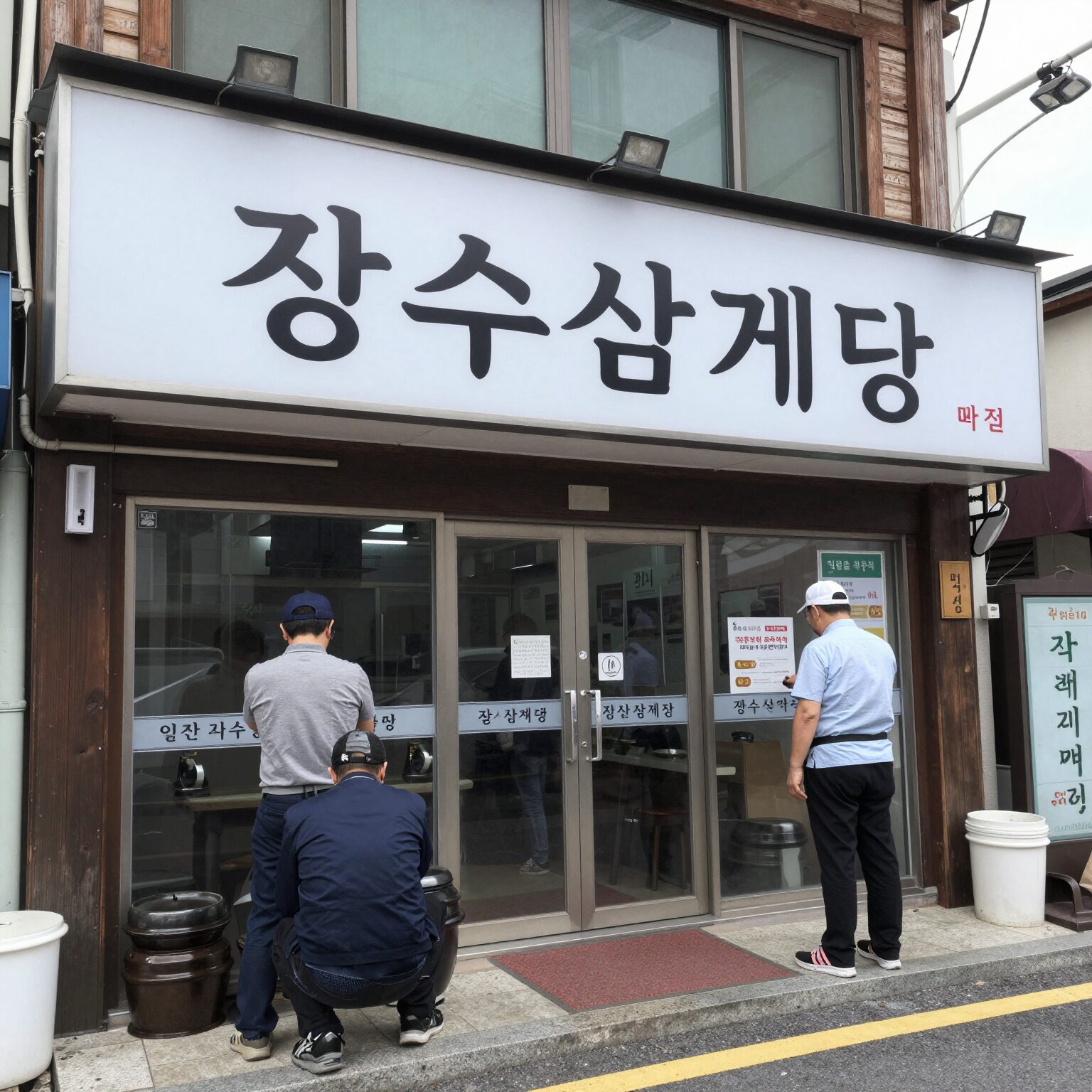 일산 삼계탕 맛집 장수삼계탕 외관과 간판