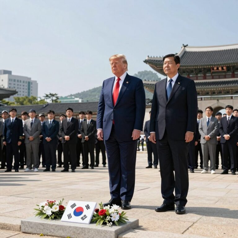 이란 공격으로 전사한 미군 추모와 트럼프 대통령의 응징 발언