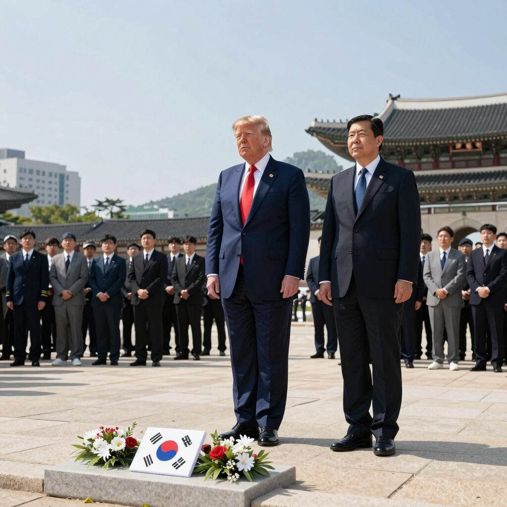이란 공격으로 전사한 미군 추모와 트럼프 대통령의 응징 발언