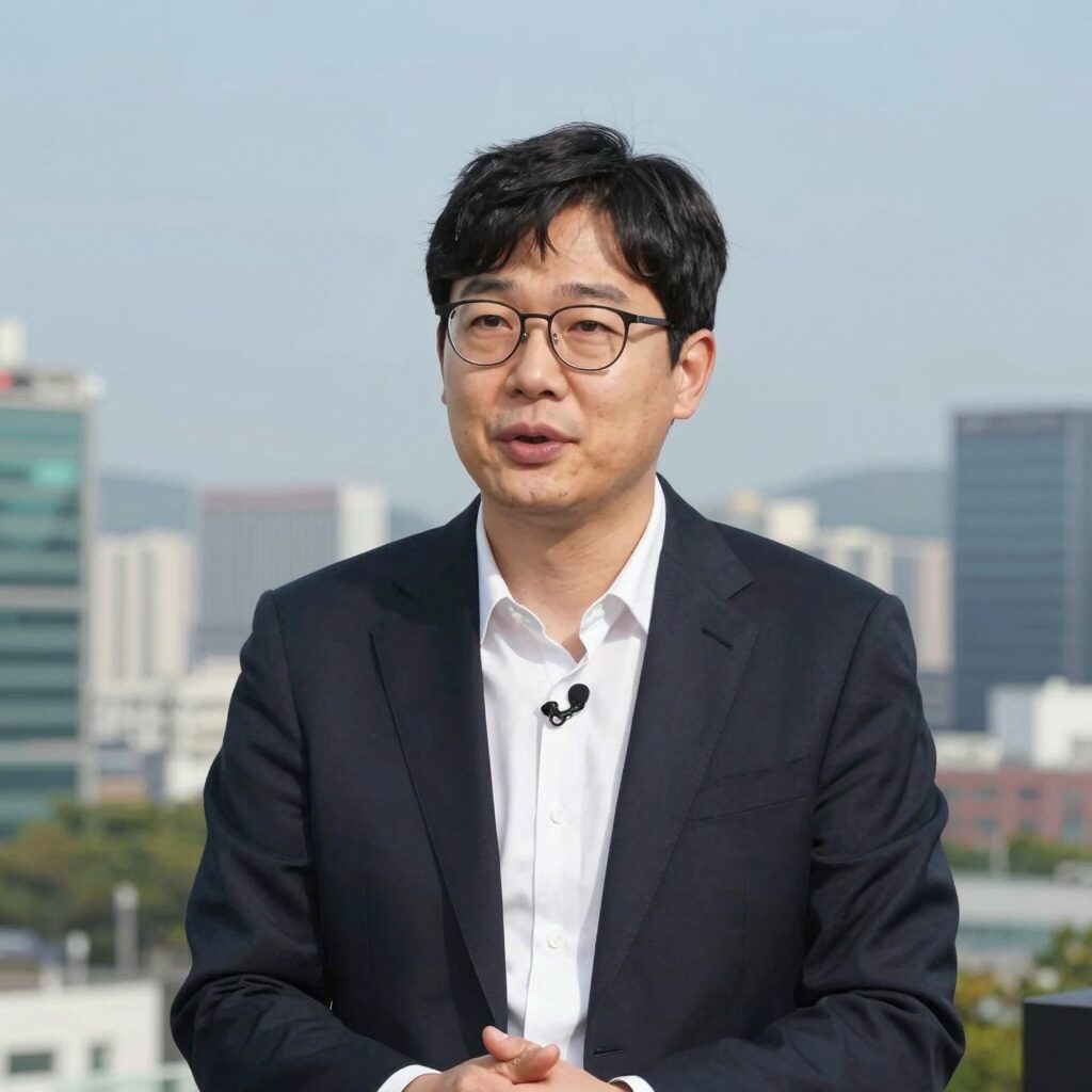 유퀴즈 온 더 블럭에서 인터뷰하는 엔비디아 CEO 젠슨황의 모습