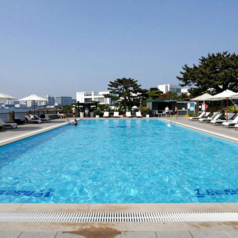 메종글래드 제주 더파티오풀 야외 수영장 전경