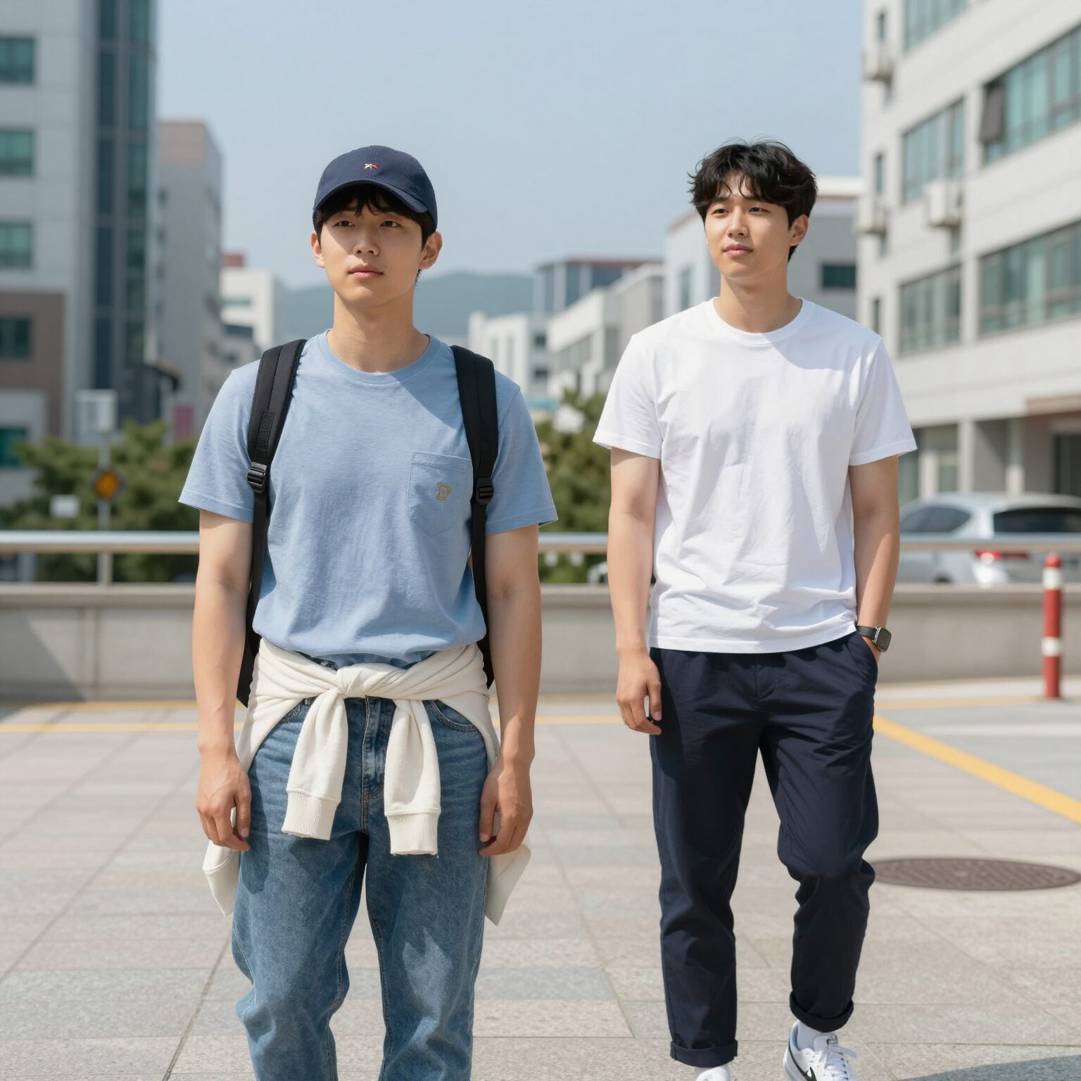 남자 민소매티 여름 스타일링 추천