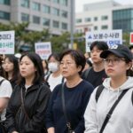 추미애 보완수사권 반대 집회 현장 모습