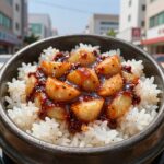 전기밥솥 감자밥 만드는 법 포슬포슬 간장양념장 비법 전기밥솥 감자밥 간장양념장 비빔 사진 포슬포슬 감자와 양념장이 잘 섞인 모습