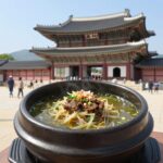 포승 경복궁삼계탕 들깨삼계탕 뚝배기에 담긴 모습