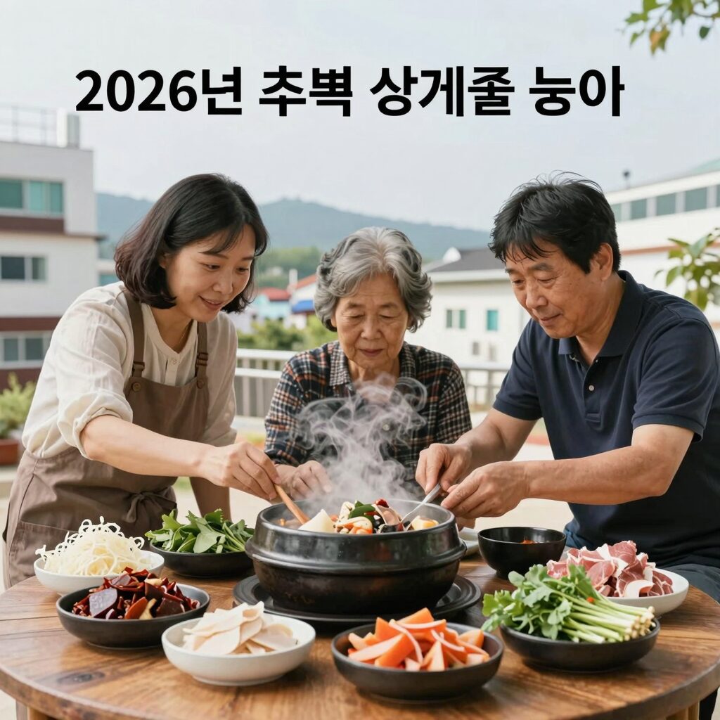 2026년 초복 삼계탕 끓이기 준비 재료