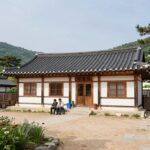 흥정계곡 펜션 스테이그라찌아 가족여행 추천 평창 흥정계곡 펜션 스테이그라찌아 외관과 정원 전경