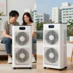 선풍기 써큘레이터 실제 사용 후기 써큘레이터 선풍기 실내 사용 모습 비교