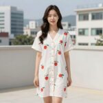 여름 나시 잠옷 추천과 선택 핵심 시원한 나시 잠옷을 입고 여름을 즐기는 여성의 모습