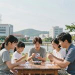 여름 영화 추천 무더위를 잊게 할 OTT 영화 5편 썸머워즈 애니메이션 속 대가족이 함께 모여 화투를 즐기는 장면
