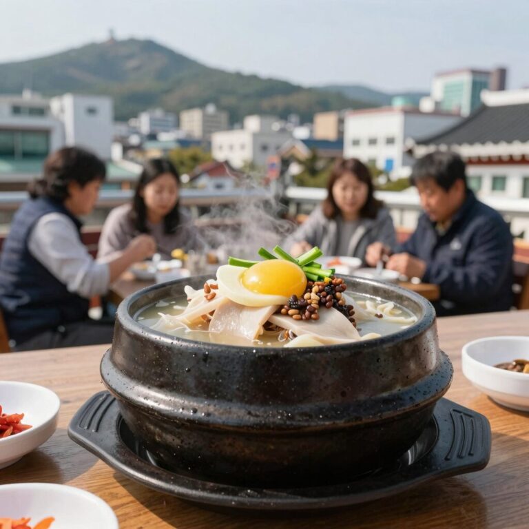 울산 금강산삼계탕 삼계탕 뚝배기