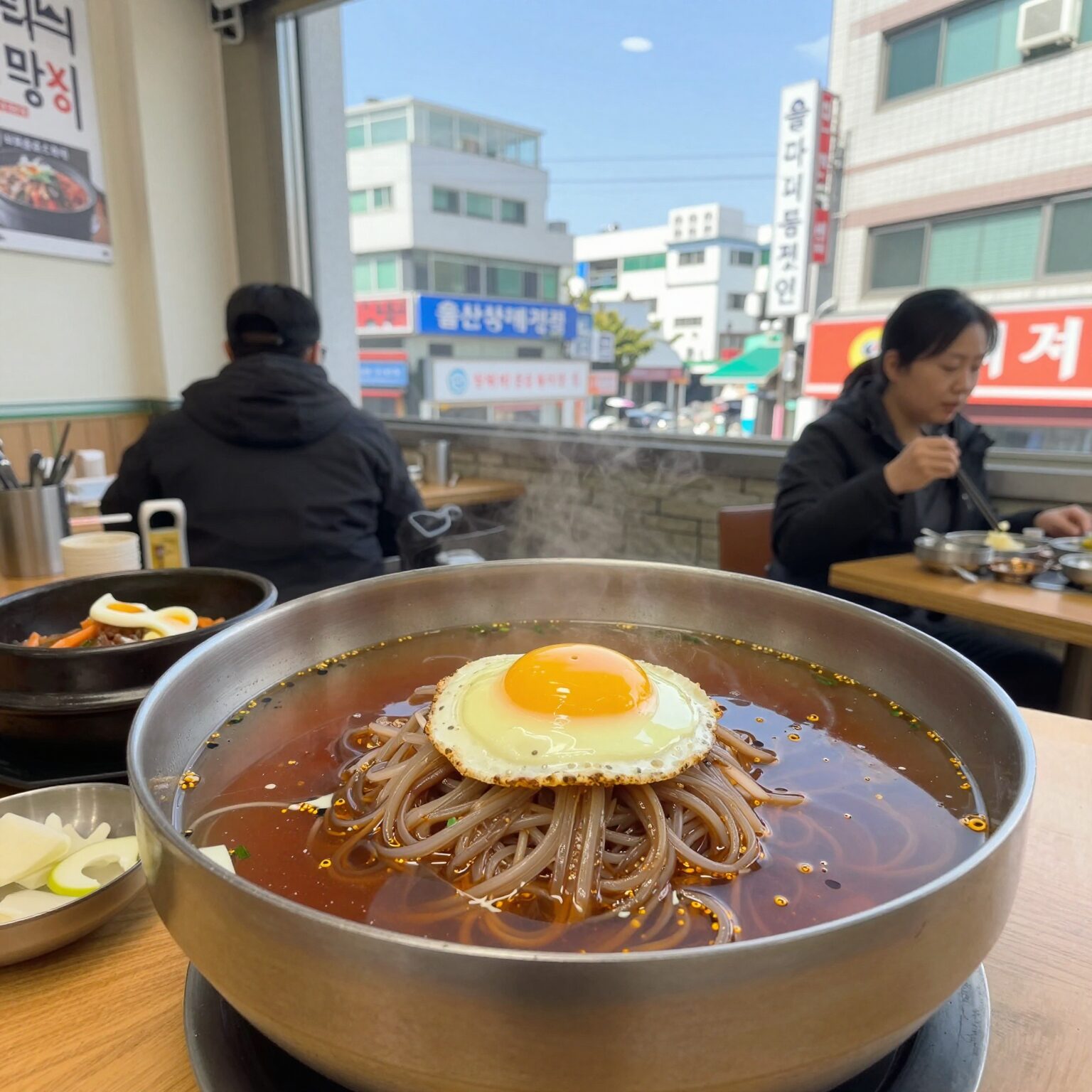 울산 냉면 맛집 네 곳의 대표 메뉴와 식당 전경