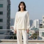 자주 입는 원피스 잠옷 선택 방법 편안한 원피스 잠옷을 입고 있는 모습
