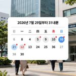 하계휴가공문 작성과 공지 실전 팁 YNV 본사 하계휴가 안내문 이미지 2026년 7월 29일부터 31일까지 휴무