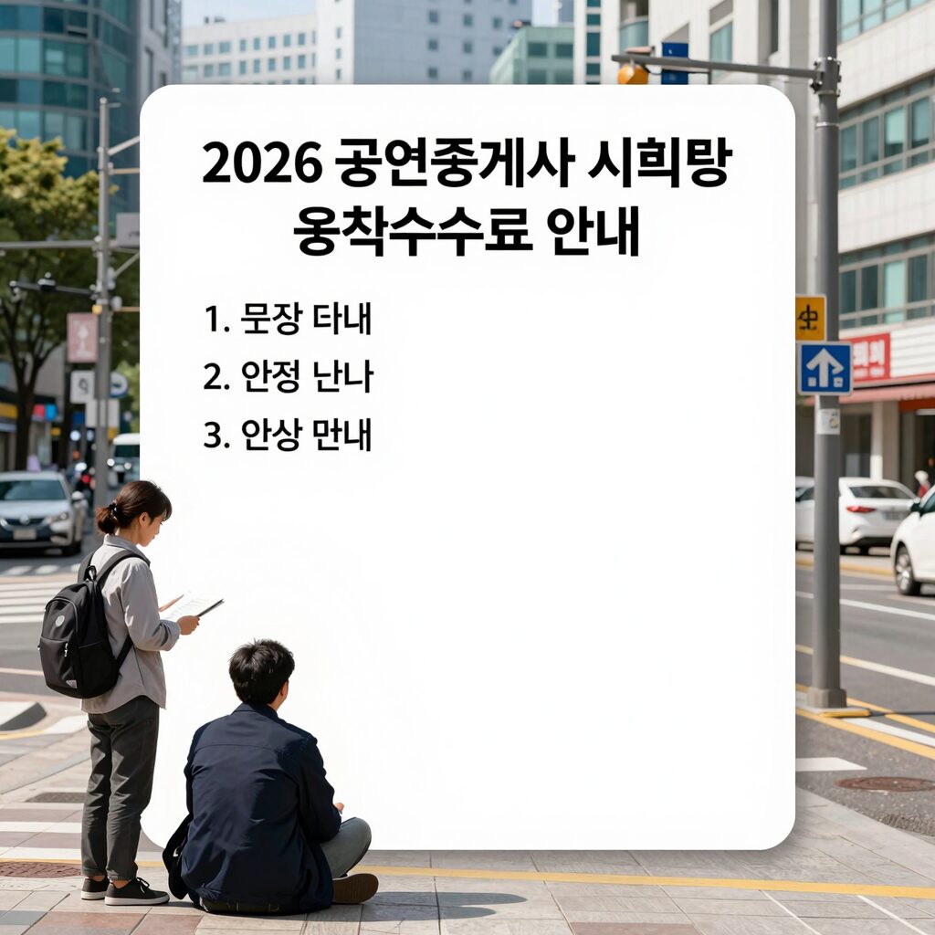 2026 공인중개사 시험 비용 응시수수료 안내