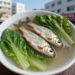 민어 맑은탕 끓이는법 국물 맛있게 만들기 민어 맑은탕 재료 손질한 민어와 채소