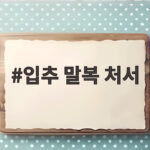 입추 말복 처서