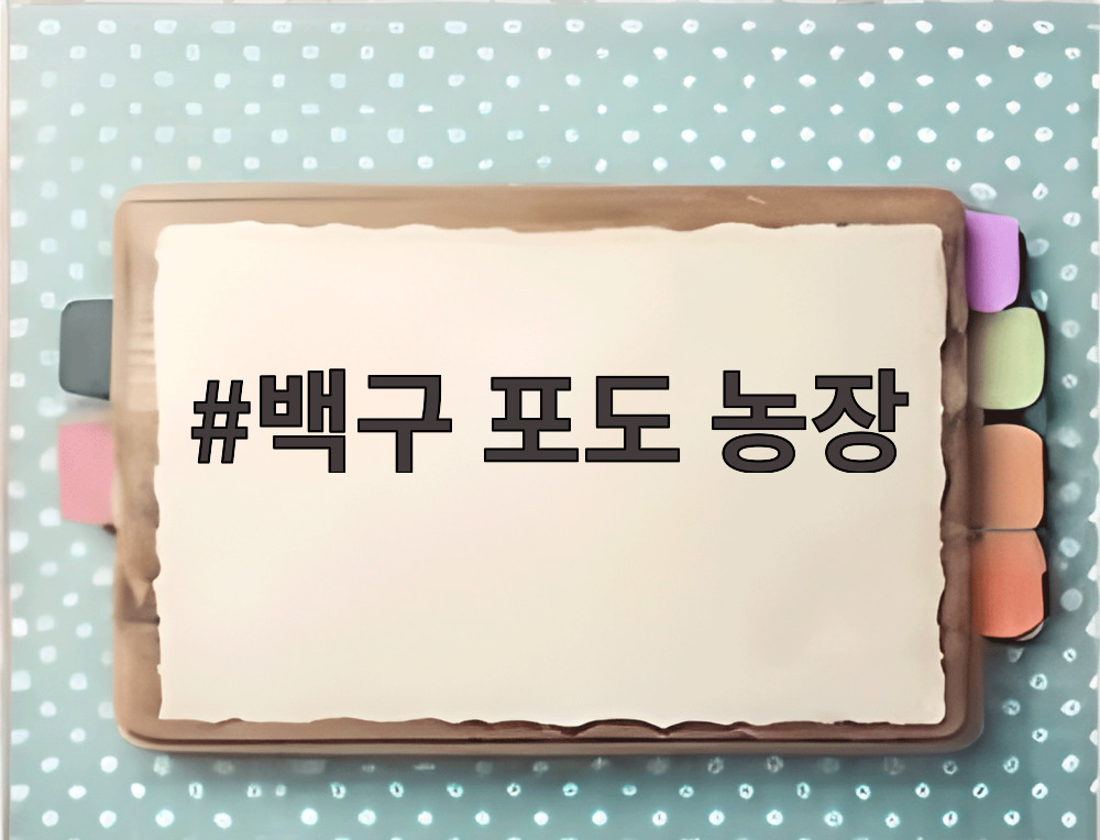 백구 포도 농장