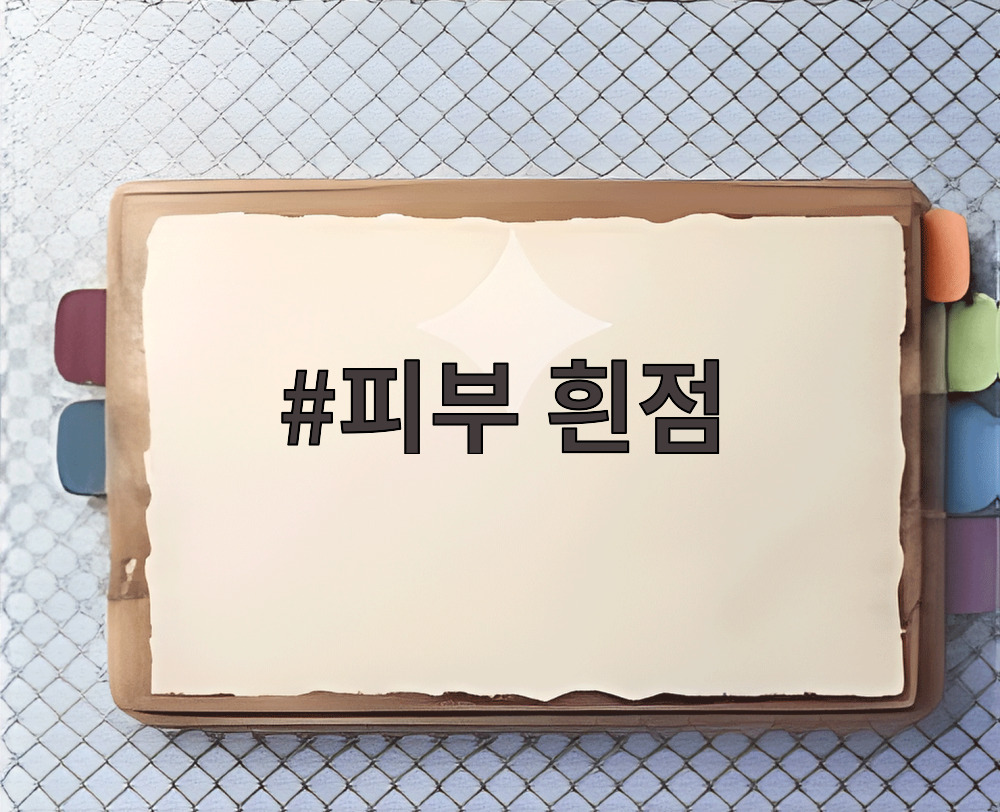 피부 흰점