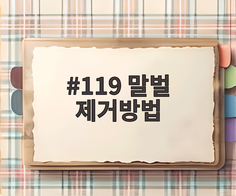 119 말벌 제거방법