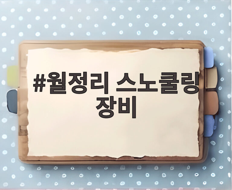 월정리 스노쿨링 장비