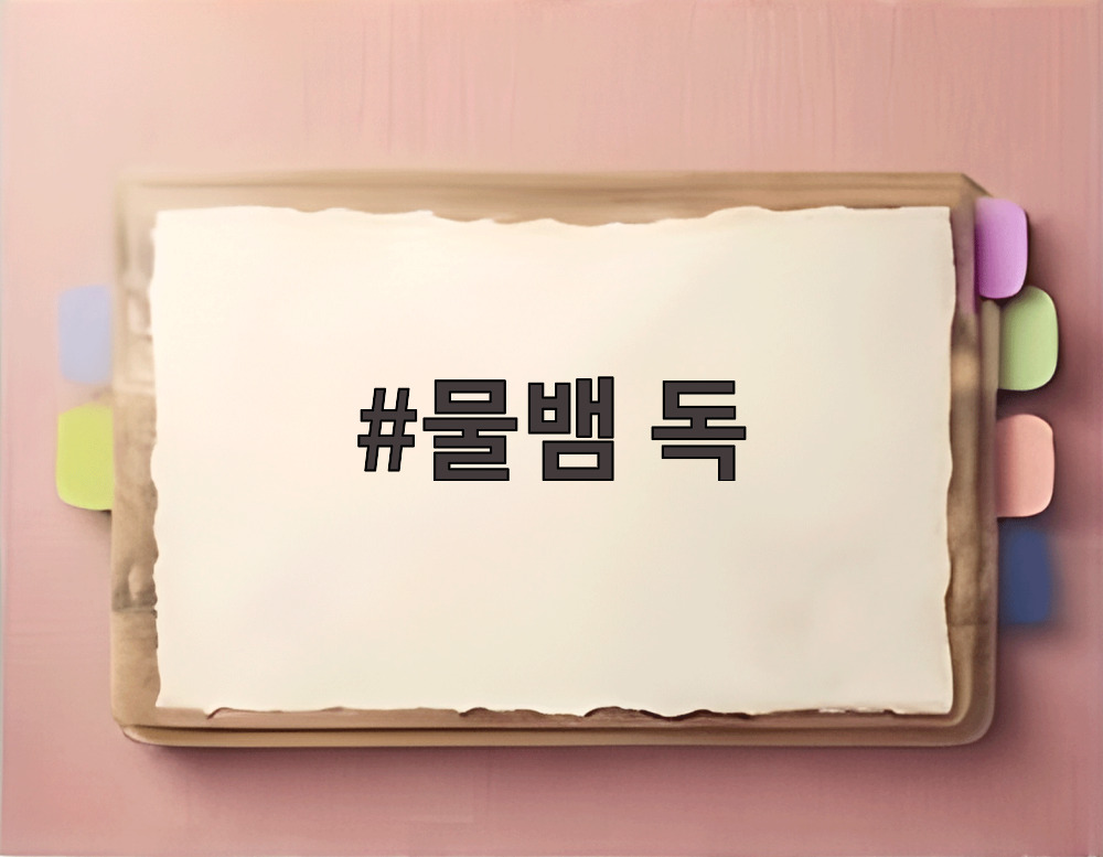 물뱀 독