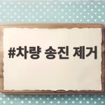 차량 송진 제거 빠르고 쉽게 하는 방법 차량 송진 제거