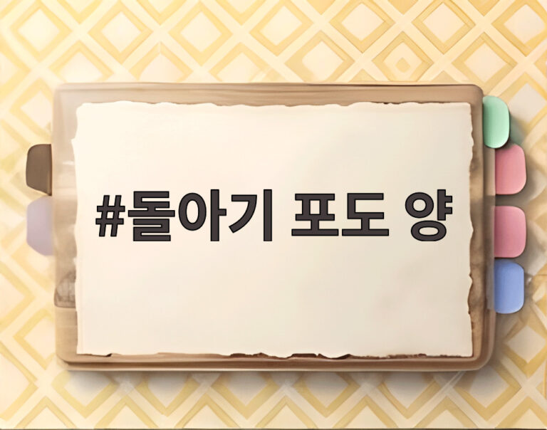 돌아기 포도 양