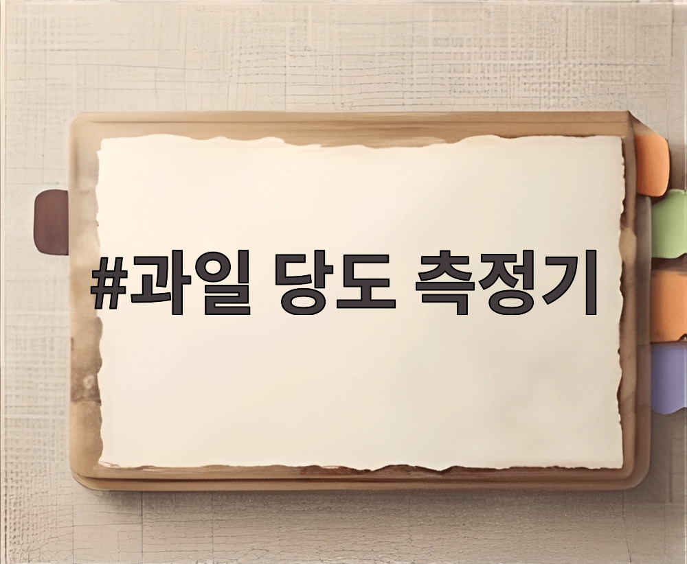 과일 당도 측정기