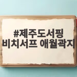 제주도서핑 비치서프 애월곽지 후기 제주도서핑 비치서프 애월곽지