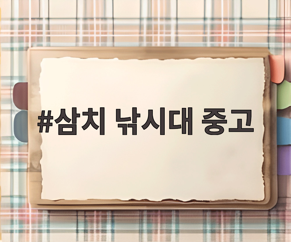 삼치 낚시대 중고