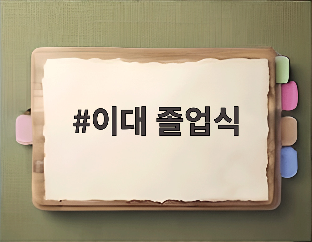 이대 졸업식