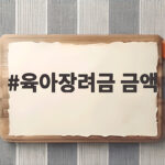 2026 육아장려금 금액 얼마나 받을까 육아장려금 금액