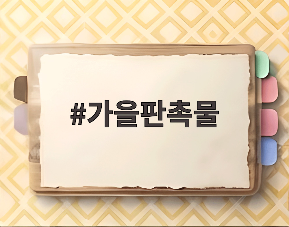 가을판촉물